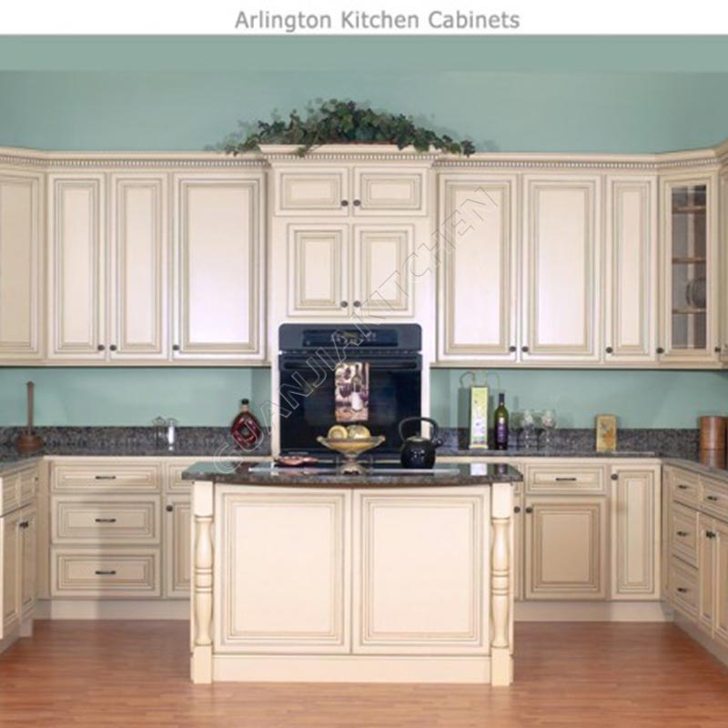 Solid Wood Kitchen Cabinets KC018