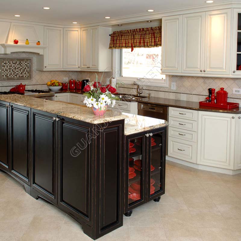 Solid Wood Kitchen Cabinets KC022