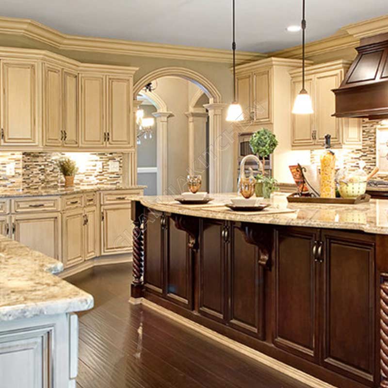 Solid Wood Kitchen Cabinets KC023